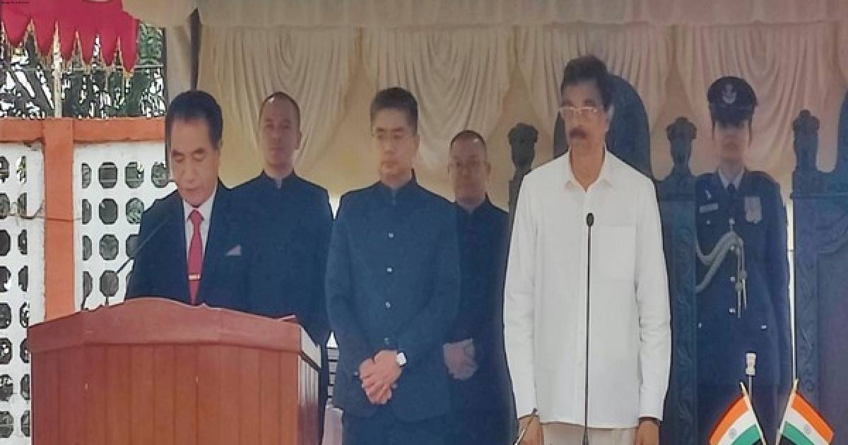 ZPM founder Lalduhoma takes oath as Mizoram Chief Minister